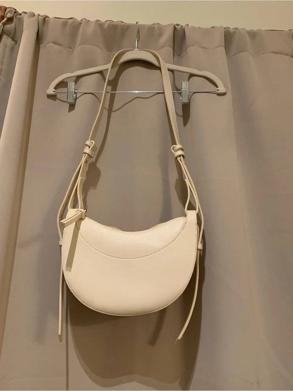 Amazon Cream Crescent Shoulder Bag